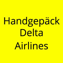 Handgepäck Delta Airlines