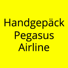 Handgepäck Bestimmungen Pegasus Airline